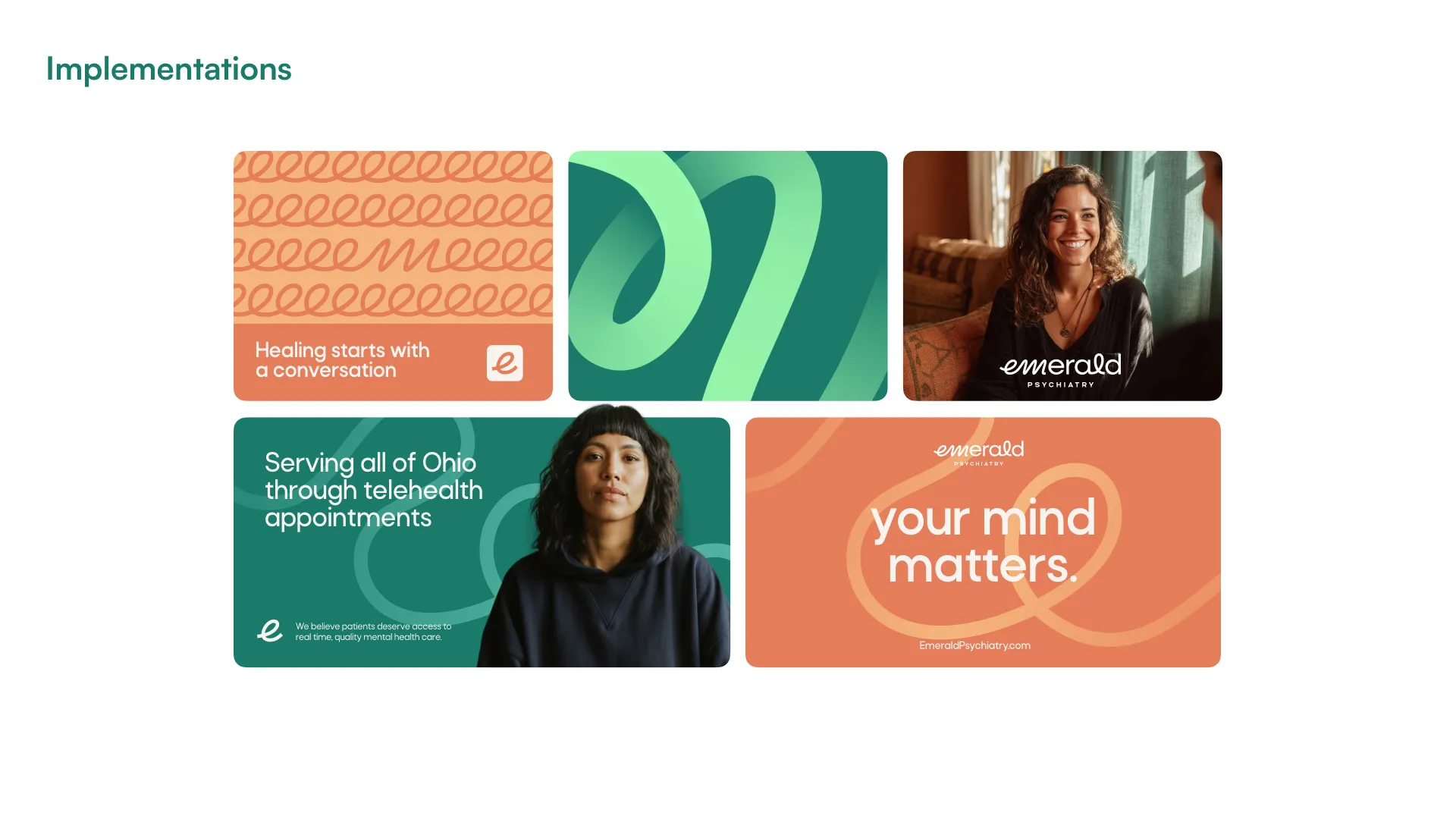 Emerald Psychiatry Visual Identity