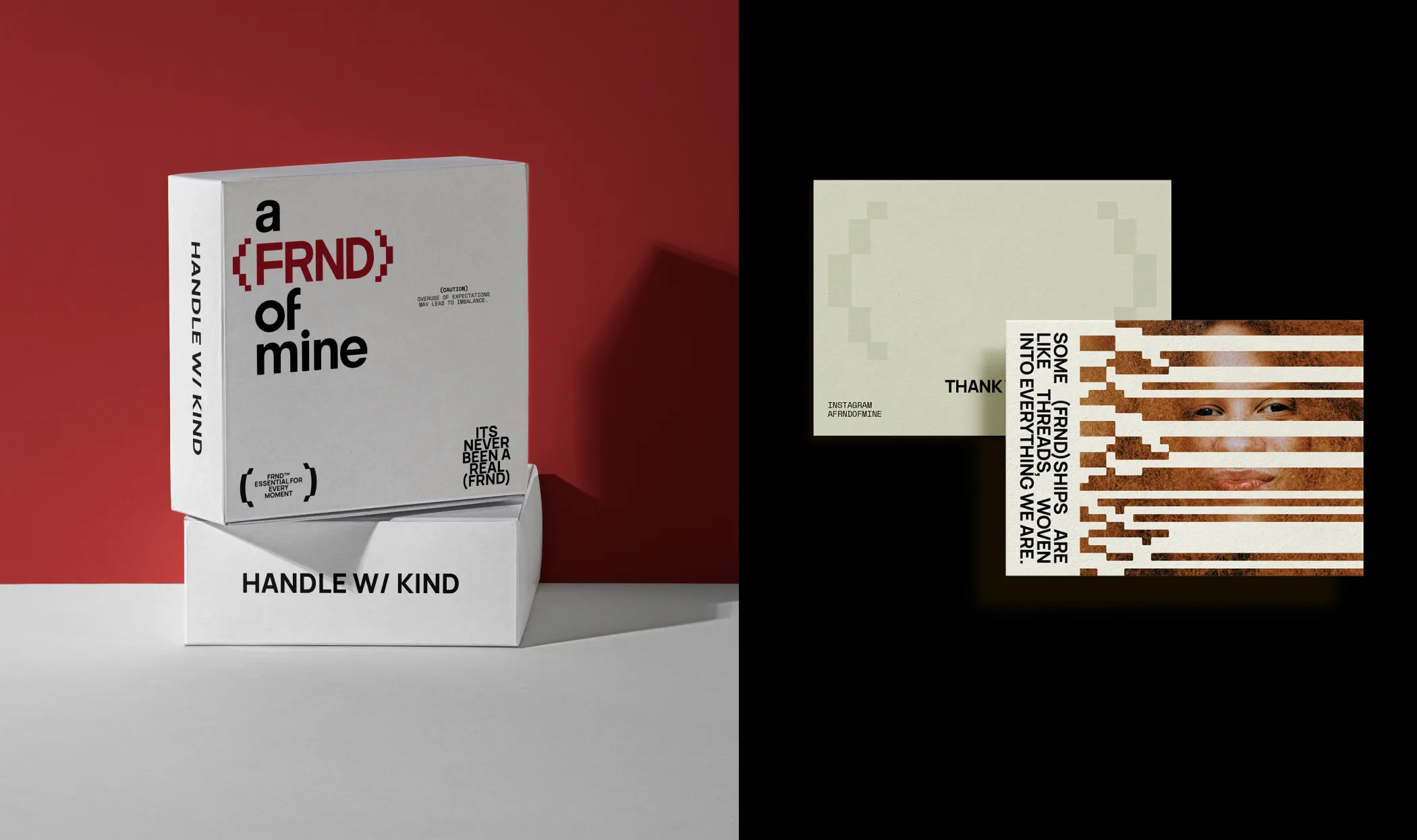 a (FRND) of Mine Brand Identity