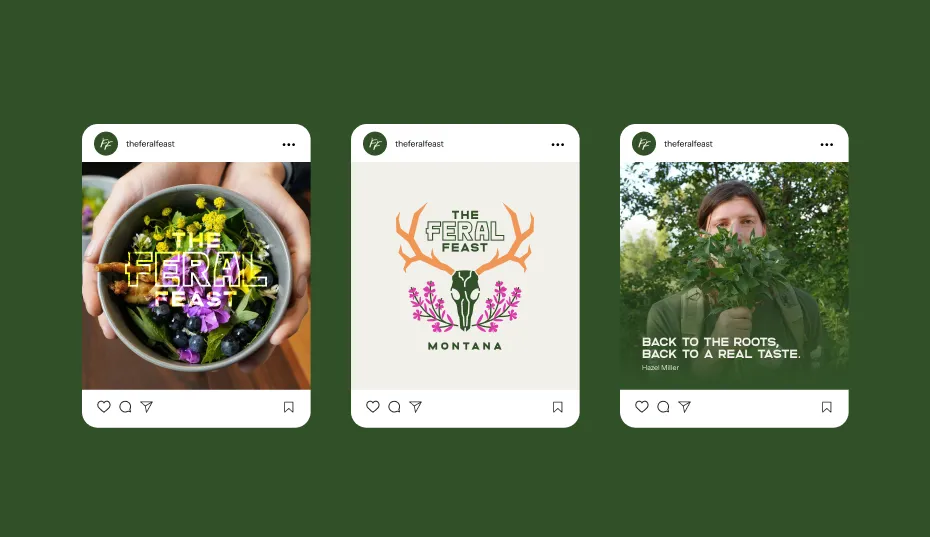 The Feral Feast Rebrand and Web Design