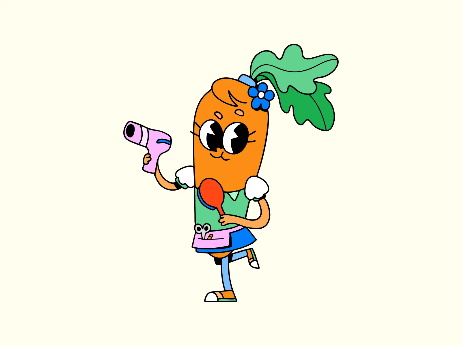 Vegetable Character Design